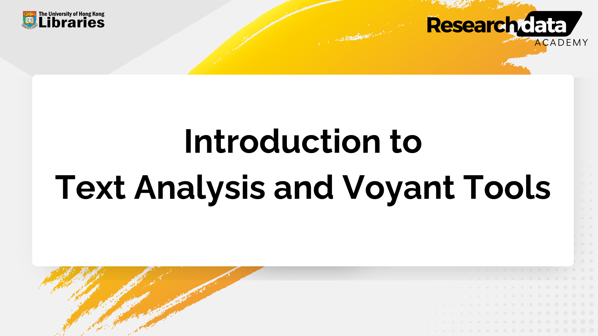 Introduction to Text Analysis and Voyant Tools